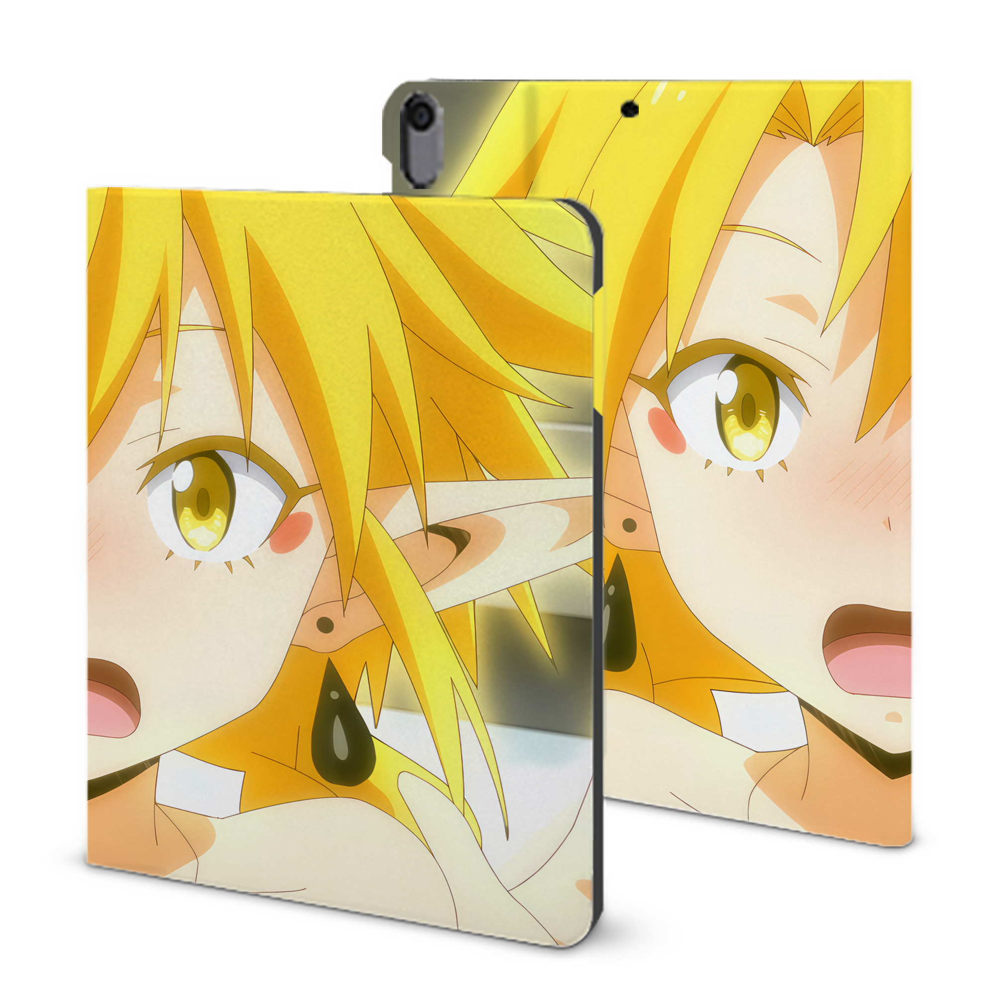 （画像用） 転スラ Regarding Reincarnated to Slime IPad ケース ブック型 PUレザー TPU 耐衝撃 軽量 薄型 ペン収納なし 全面保護 IPad 各モデル対応